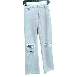 PAIGE Light-wash/Vintage Jeans - Size 32 Relaxed Colette, Distressed